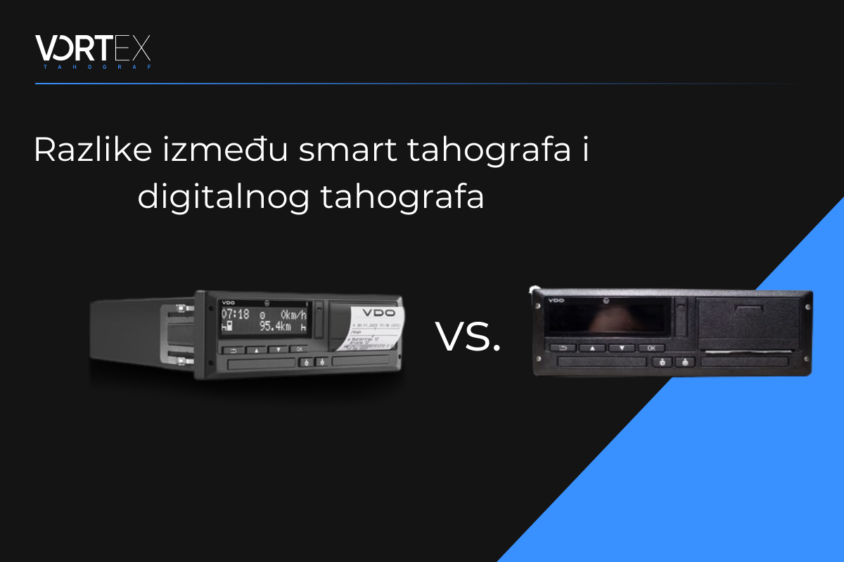 Razlike između smart tahografa i digitalnog tahografa.