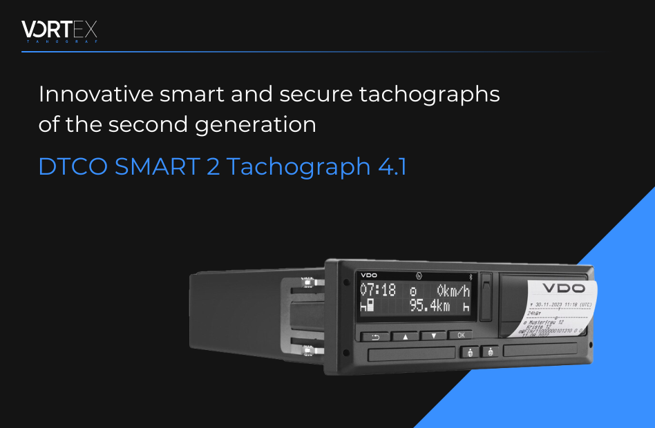 VDO DTCO SMART 2 tachographs of the second generation.