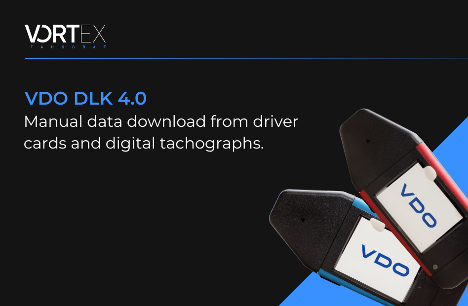 VDO DLK 4.0 - manual data download from driver cards and digital tachographs.